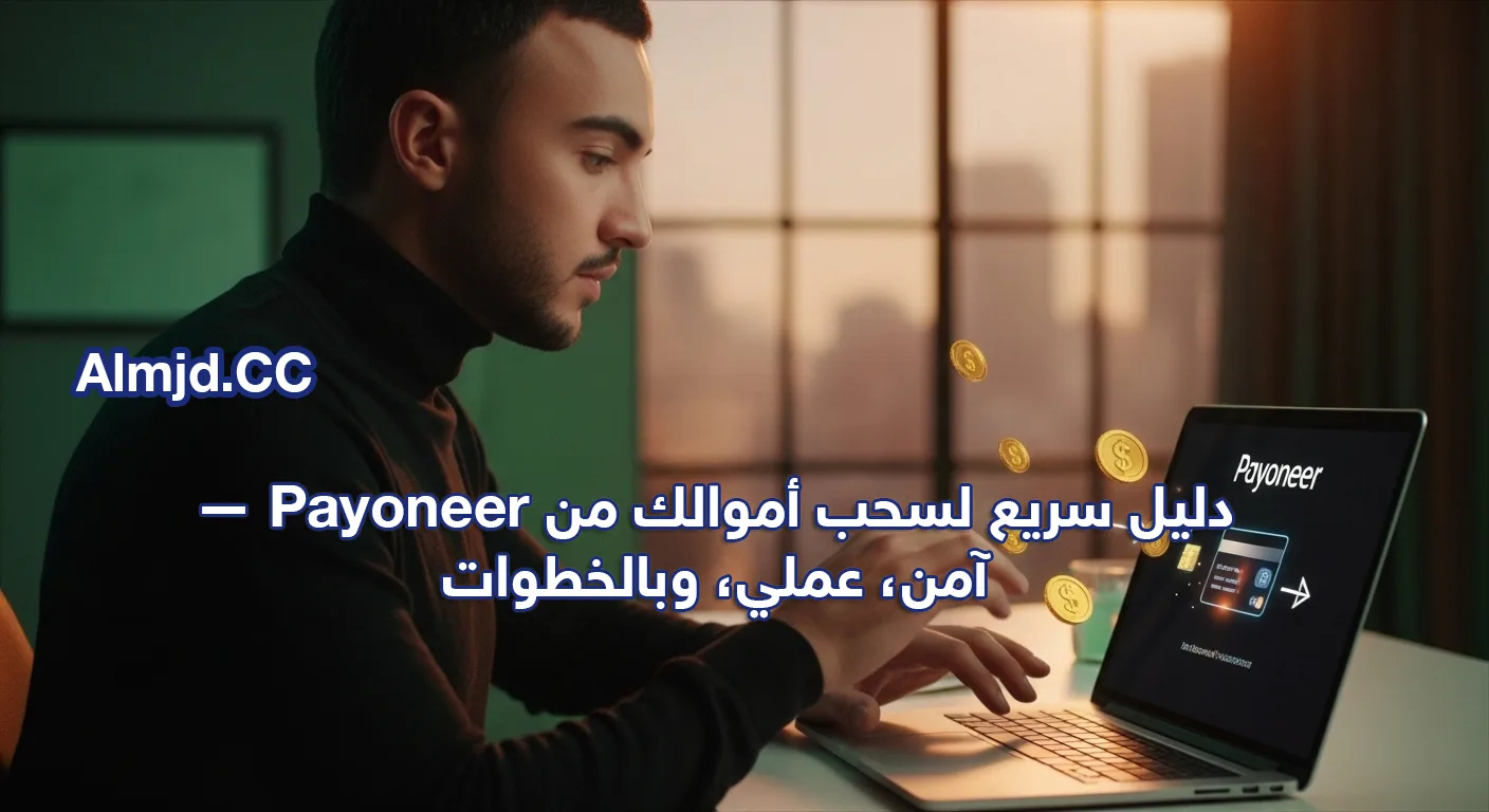 دليل سريع لسحب أموالك من Payoneer — آمن، عملي، وبالخطوات