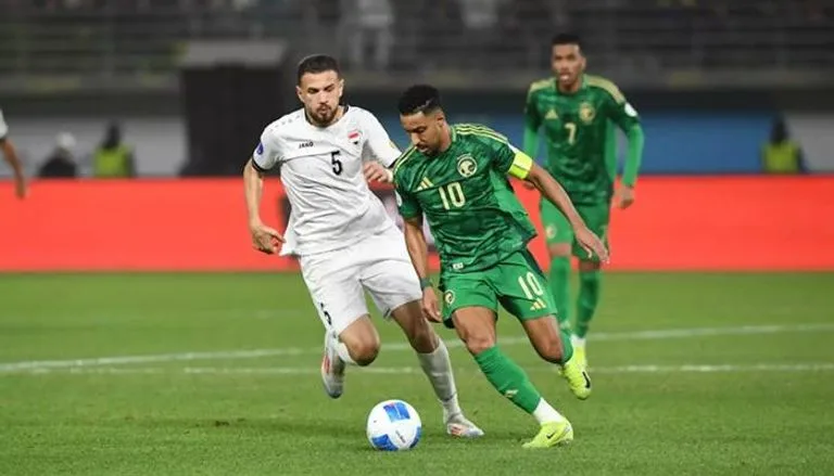 العراق vs السعودية ⚪️.. قمة عربية من العيار الثقيل ضمن تصفيات كأس العالم 2026 ⚽️