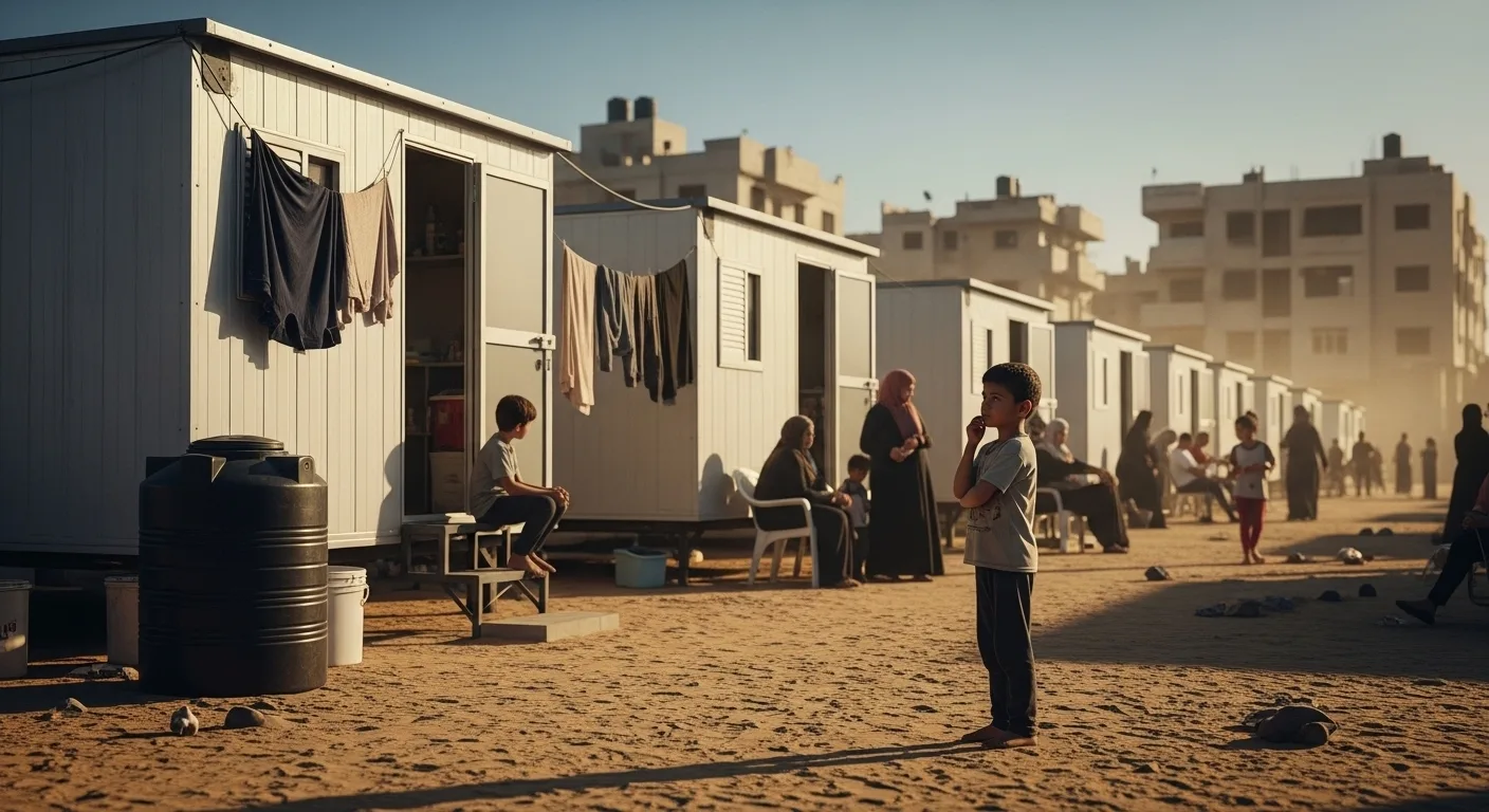 رابط التسجيل للحصول على كرفانات الإيواء المؤقت في غزة: ضرورة التسجيل في حصر الأضرار