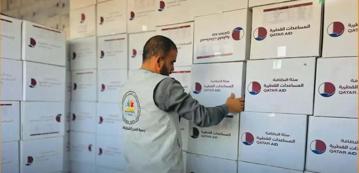 رسمياً.. الفجر الشبابي يبدأ إرسال رسائل استلام الطرود الغذائية واللحوم 2026 لآلاف الأسر في غزة